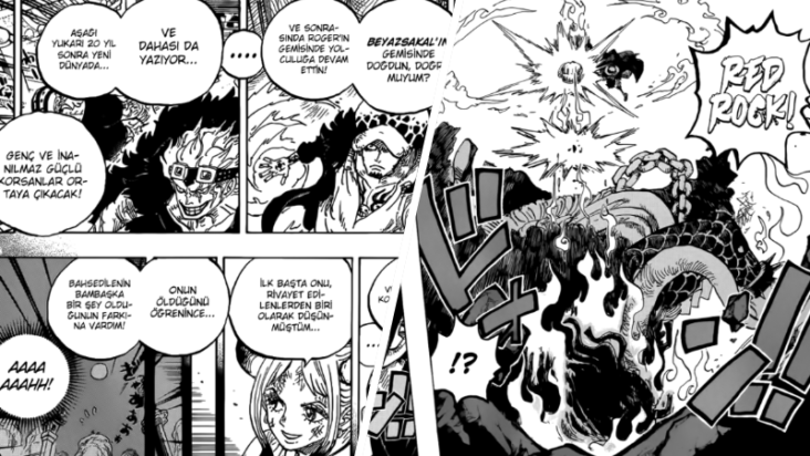 One Piece Manga Bölüm 1000: Gear 3 "Gomu Gomu no Red Rock"