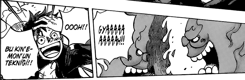 Manganın 1001. sayısında ise Big Mom Prometheus ile Luffy'e doğru saldırırken Zoro araya girer.