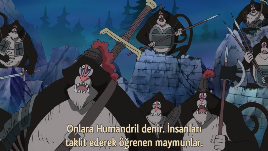 Roronoa Zoro bu babunlarla karşı karşıya geliyor.