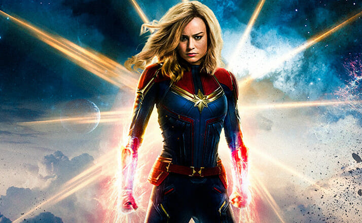 Brie Larson, Carol Danvers/Captain Marvel karakterini, gişede bir milyar doları aşan Captan Marvel'de canlandırdı.