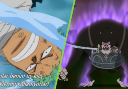 One Piece Chapter 1001: Roronoa Zoro, Kinemon'un Saldırısını Taklit Ediyor