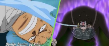 One Piece Chapter 1001: Roronoa Zoro, Kinemon'un Saldırısını Taklit Ediyor